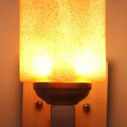 1ST TIME Set Of 2 Orange Glass Wall Lamp image 2