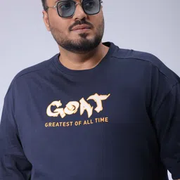 hardsoda by the indian garage co HARDSODA Men Plus Size Graphic Printed Round Neck Cotton Relaxed Fit T-shirt-picture-13
