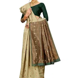 HANS ART AND CRAFT Paisley Art Silk Handloom Saree-image-49