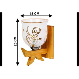 SOMIL Gold Cylinder Glass Wall Lamps image 2