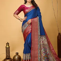 Rangtulika Ethnics Kalamkari Zari Saree-picture-16