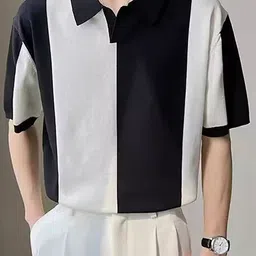 StyleCast x Revolte Men Colourblocked Polo Collar T-shirt-picture-44