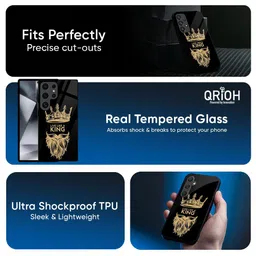 QRIOH King Printed Silicone Samsung Galaxy S25 Plus 5G Back Case image 4