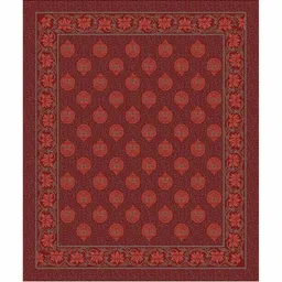 BED-SHEET.COM Maroon Floral Printed Pure Cotton 240 TC King Bedsheet Set 2.74 m x 2.74 m image 5