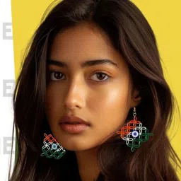 designers collection Adornity Women Multi Earrings image 2