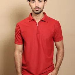 DOKCHAN Men Solid Polo Collar T-shirt-picture-30