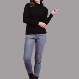 Clora Creation Women Pack of 2 High Neck Woolen Tops image 4