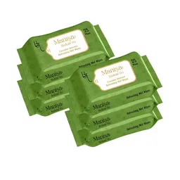 Manisa Beaute Co. Set Of 6 Cucumber & Aloe Vera Refreshing Wipes - 25 Wipes Each image 1