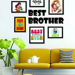 Aura Black & White 5 to 7 Pieces MDF Wall Photo Frames-picture-10