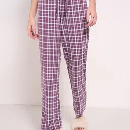 Dreamz by Pantaloons Checked Pure Cotton Straight-Leg Lounge Pants-image-27