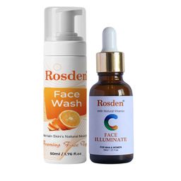 Rosden Set Of 2 Foaming Face Wash 50 ml & Face Illuminate 30 ml-picture-22