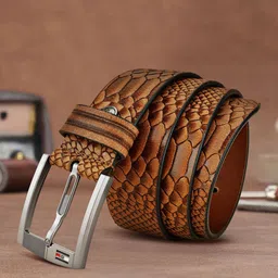 GIL Men Textured Leather Belt image 3