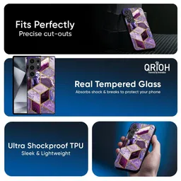 QRIOH Geometric Printed Samsung Galaxy A70 Back Case Mobile Accessories image 5