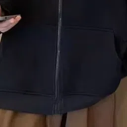 StyleCast x Revolte Typography Printed Hooded Front-Open Sweatshirt image 5