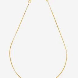 Kushal's Fashion Jewellery 92.5 Pure Silver Gold-Plated Temple Chain image 3