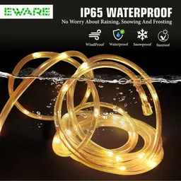 eware 2400 LEDs 10.01 m Yellow Steady Strip Rice Lights image 2