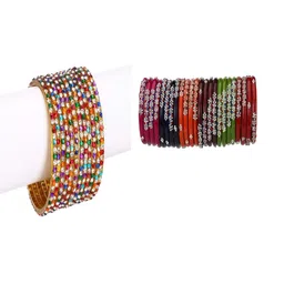 SOMIL Set Of 36 Stone-Studded Bangles-picture-31