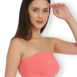 SELFCARE Bandeau Solid Full Coverage Non Padded Cotton Bra image 3