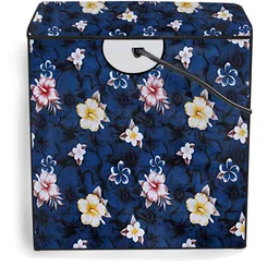 The Furnishing Tree Washing Machine Cover Floral Pattern Blue Compatible for Whirlpool 6.5Kg Semi-A image 3