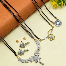 DIVYANSHI COLLECTION Women Silver Jewellery Set-image-22