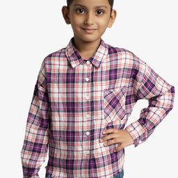 Ed-a-Mamma Checked Cotton Shirt Style Top-picture-18