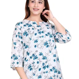 Varenyam Floral Print Regular Top-picture-24