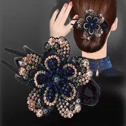 MIZORRI Women Blue Claw Clip image 4