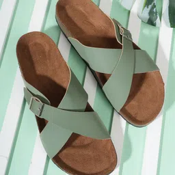 MOZAFIA Women Open Toe Flats with Bows image 1