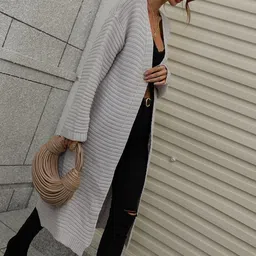 HERE&NOW Women Longline Cardigan-picture-12