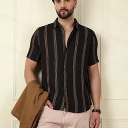WROGN Men Comfort Opaque Printed Casual Shirt-image-22