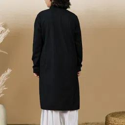 Here&Now X Sanwara Boys Embroidered Regular Chikankari Kurta with Patiala image 5