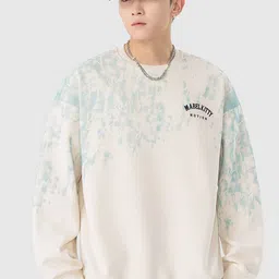 StyleCast Men Typography Printed Round Neck Long Sleeves Cotton Pullover Sweatshirt-picture-20