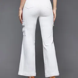 Miss Chase Women Bootcut High-Rise Light Fade Stretchable Jeans image 3