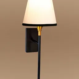 Devansh Multicoloured & White Metal Contemporary Frustum Shaped Wall Lamp image 3