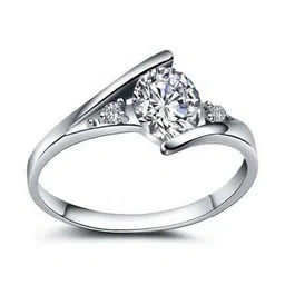 SILVERISH Cubic Zirconia Stone Studded Adjustable Finger Rings-picture-21