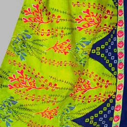 shree jeenmata collection Floral Printed Pure Cotton Unstitched Dress Material image 5