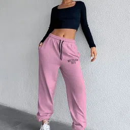 TABADTOD Women Striped Relaxed Loose Fit Easy Wash Trousers image 4