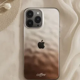 CASE CREATION Women iPhone 11 Abstract Real 3D Luxury Coffee Ombre Back Case image 3