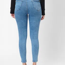 Kraus Jeans Women Super Skinny Fit High-Rise Light Fade Jeans image 2