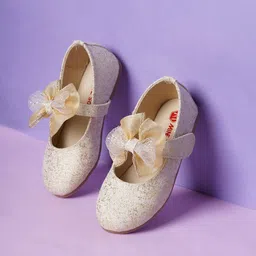 Minesole Girls Synthetic Leather Velcro Fastening Ballerinas Flats-picture-10