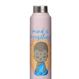 Speedex Pink Typography Printed Stainless Steel Water Bottle 1000 ML-picture-17