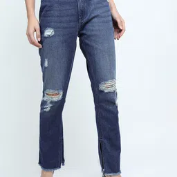 Tokyo Talkies Women Straight Fit Light Fade Stretchable Jeans-picture-32