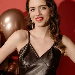 VANGULL Women V-Neck Bralette Crop Top-image-13