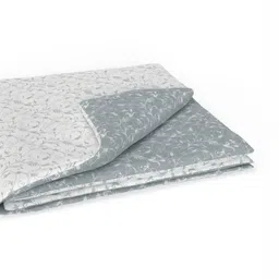 BIANCA Grey & White Ethnic Motifs Printed AC Room 150 GSM Cotton Double Bed Dohar image 3