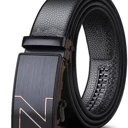 provogue Men Formal, Casual, Party, Evening Black Artificial Leather Belt-picture-14