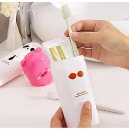 s r creation Anti Bacterial Toothbrush Container Tooth Brush Holder Travel Toothbrush Toothpaste Case Holder Portable Toothbrush Storage Plastic Toothbrush Holder Toothbrush Case image 2