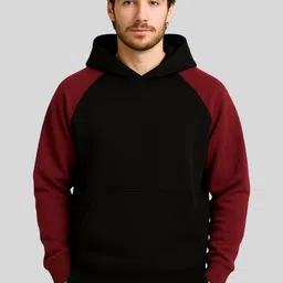 Raxedo Men Oversized Travel Ready Casual & Everyday Layer Raglan Hoodie-picture-11