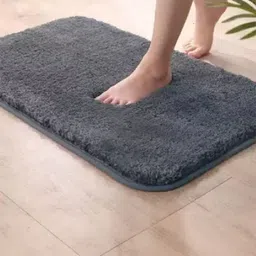 RJVT Grey Microfibre 1400 GSM Bath Rugs-image-98