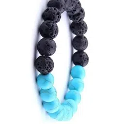 Divine souvenirs Unisex Artificial Beaded Elasticated Bracelet-picture-34