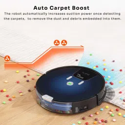 ILIFE A80 Pro Smart 2-in-1 Dry & Wet Robotic Vacuum Cleaner, Customized Scheduled Cleaning, Multiple Cleaning Modes, App, Google Home & Alexa Connectivity, Suitable for Hard floors, Tiles and Pet Hair (Gradient Blue) image 5